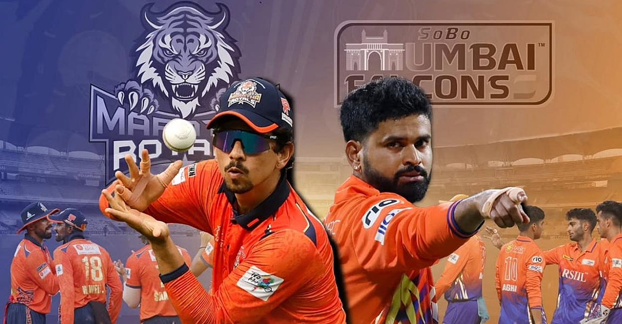 ഐപിഎലിനു പിന്നാലെ ശ്രേയസ് അയ്യരുടെ ടീമിന് വീണ്ടുമൊരു ഫൈനൽ; മുംബൈ ഫാൽക്കൻസ് മറാഠ റോയൽസിനെ നേരിടും