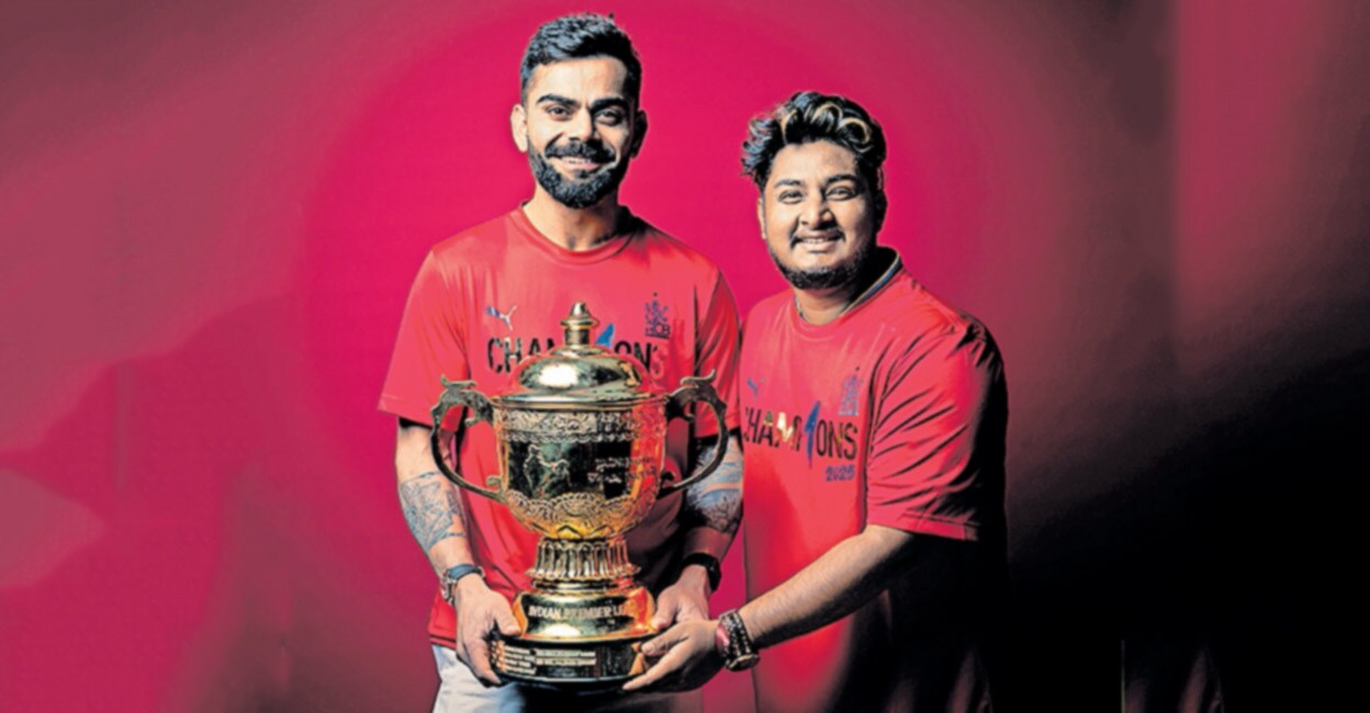 ഐപിഎൽ ട്രോഫിയിൽ ഇത്തവണ മുത്തമിട്ടത് കോലിയും ആർസിബിയും മാത്രമല്ല; അഭിമാനമായി ഒരു മലയാളി മുത്തം!