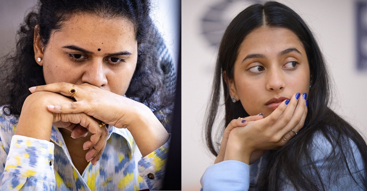 വീണ്ടും സമനിലയ്‌ക്ക് കൈകൊടുത്ത് ദിവ്യ ദേശ്മുഖും കൊനേരു ഹംപിയും; ജേതാവിനെ കണ്ടെത്താൻ തിങ്കളാഴ്ച ടൈബ്രേക്കർ