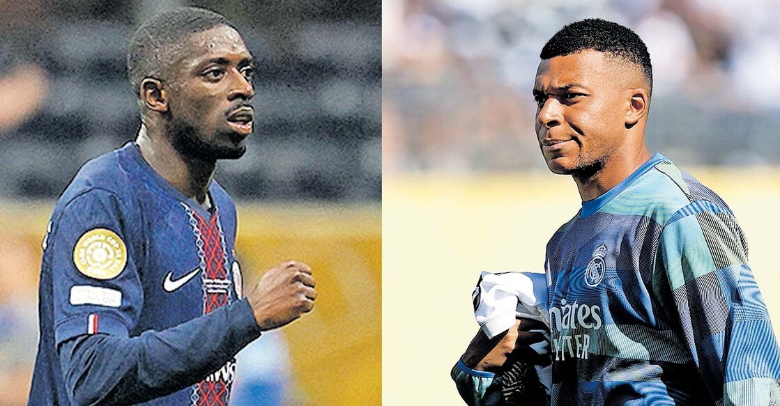 ഉസ്മാൻ ഡെംബലെ, കിലിയൻ എംബപെ