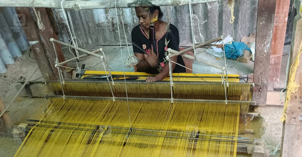 മഞ്ഞമുണ്ടിന്റെ തറിയുണർന്നു, ചിങ്ങ പ്രതീക്ഷയിൽ നെയ്ത്തുകാർ