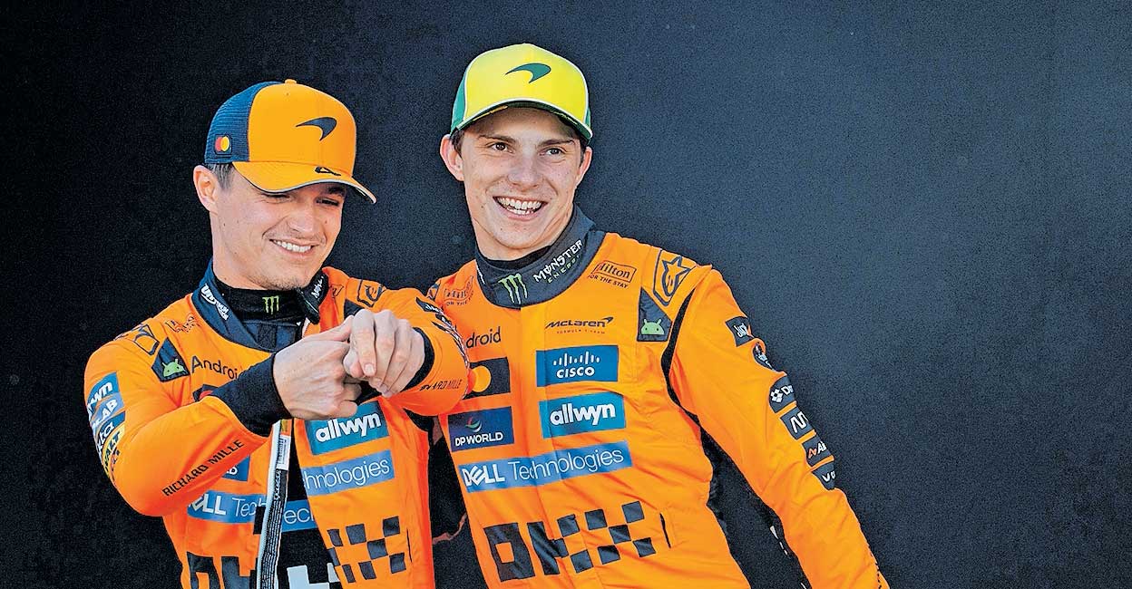 ഫോർമുല വൺ ചാംപ്യൻഷിപ്പിനായി മക്‌ലാരൻ ടീമിലെ സുഹൃത്തുക്കളുടെ പോരാട്ടം; ഫോർമുല വണ്ണിലെ കൂട്ടുകാർ, പിയാസ്ട്രിയും നോറിസും!