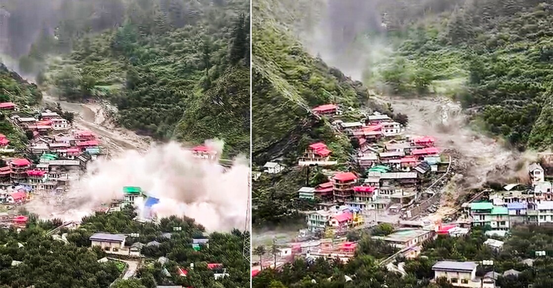 ഉത്തരാഖണ്ഡില്‍ മേഘവിസ്ഫോടനം; മിന്നല്‍പ്രളയത്തില്‍ ഹോട്ടലുകളും ഹോംസ്റ്റേകളും ഒലിച്ചുപോയി ; നാലു മരണം; 50 പേരെ കാണാനില്ല