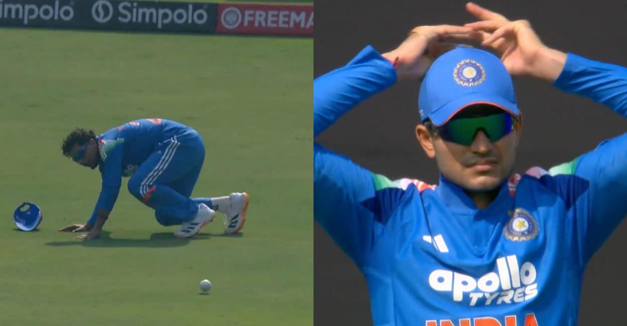 ഓപ്പണിങ് കൂട്ടുകെട്ട് പൊളിക്കാൻ പണിപ്പെട്ട് ഇന്ത്യ, ആ സമയത്ത് കയ്യിൽ കിട്ടിയ ക്യാച്ച് വിട്ടുകളഞ്ഞ് കുൽദീപ്, ഗില്ലിന്റെ മുഖത്തുണ്ട് എല്ലാം!