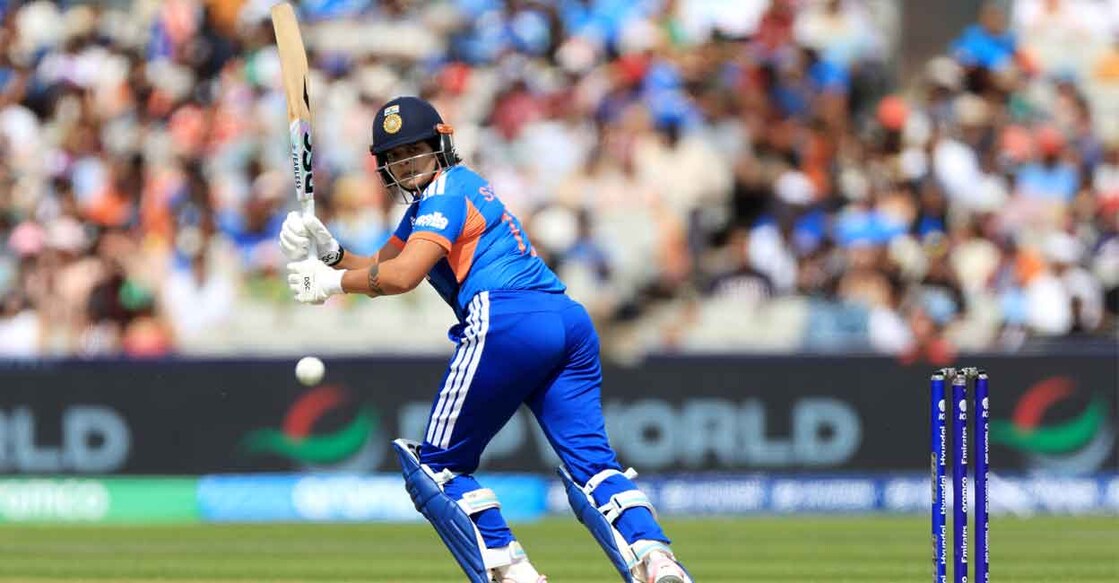 Shefali Verma's batting (Photo: Nigel French/PA via AP)