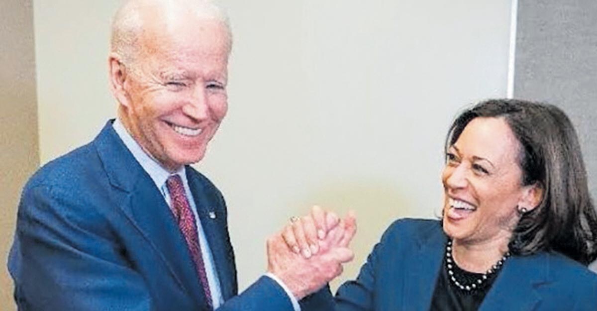 Let democracy shine |  Joe Biden |  Kamala Harris