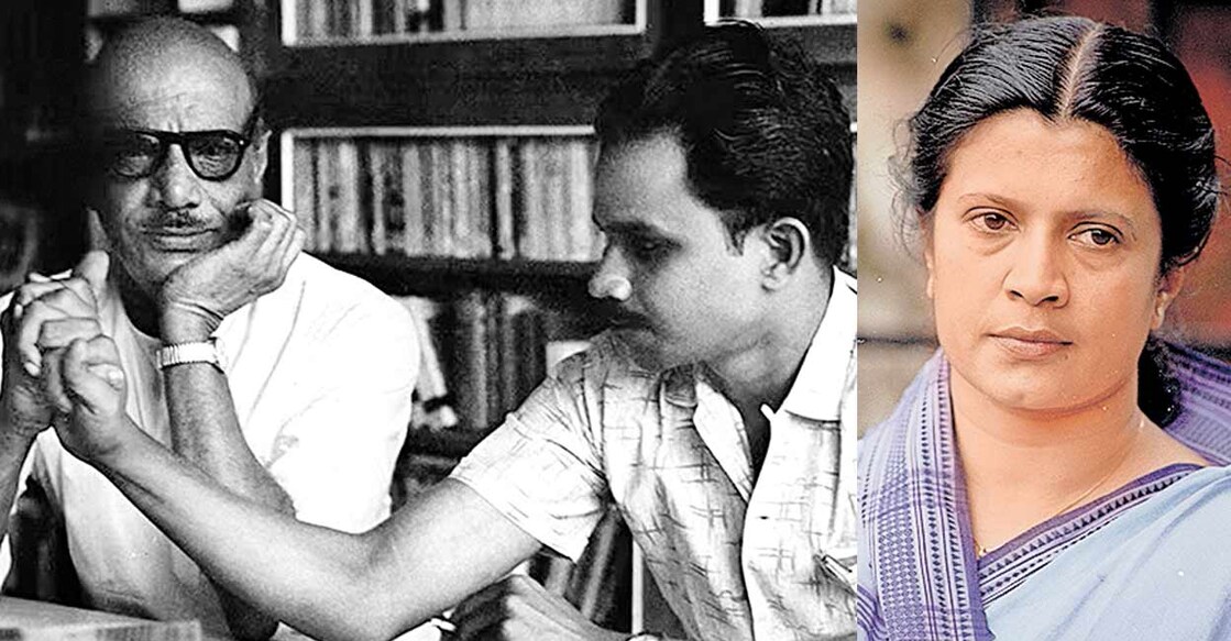 shaheen-mt
ബഷീറും എംടിയും ഒരു സൗഹൃദവേളയിൽ. (പുനലൂർ രാജൻ പകർത്തിയ ചിത്രം), ഷാഹിന ബഷീർ (ബഷീറിന്റെ മകൾ)