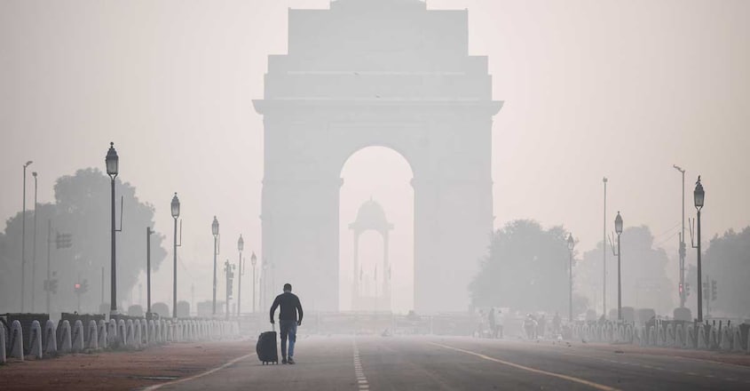 Rajpath street (Photo by Sajjad HUSSAIN / AFP) Rajpath street (Photo by Sajjad HUSSAIN / AFP)