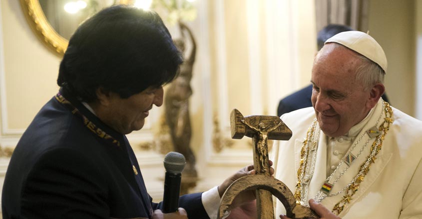 POPE-LATAM/BOLIVIA POPE-LATAM/BOLIVIA