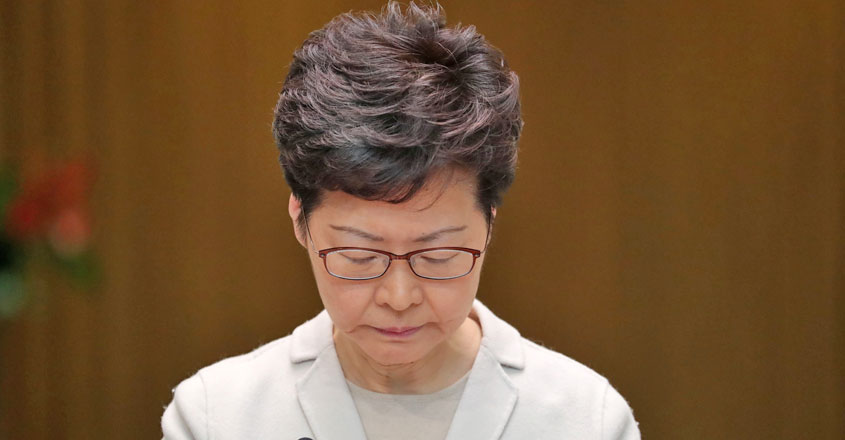 HONGKONG-PROTESTS-CARRIE-LAM HONGKONG-PROTESTS-CARRIE-LAM