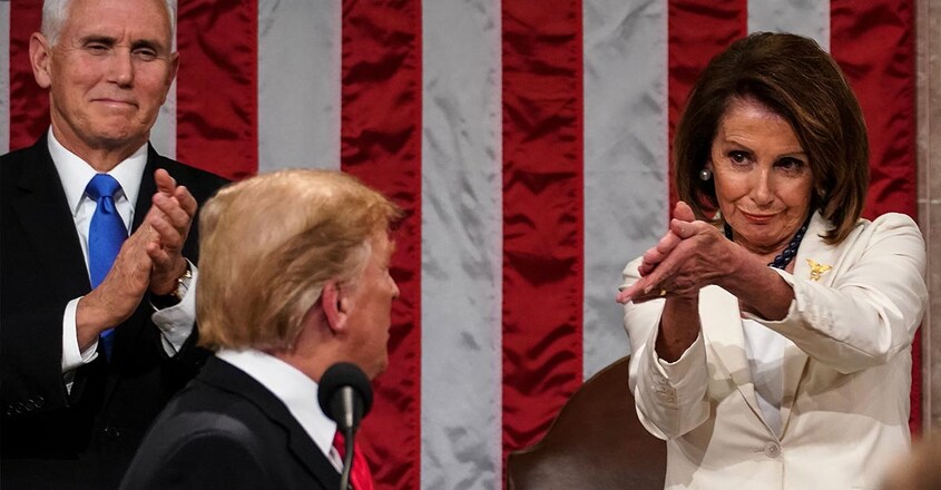 videsharangom-nancy-pelosi-donald-trump-mike-pence-group-photo videsharangom-nancy-pelosi-donald-trump-mike-pence-group-photo