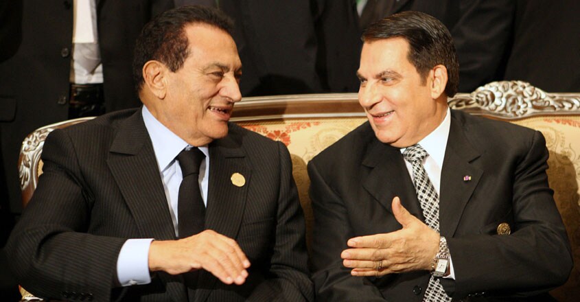 Hosni Mubarak, Zine El Abidine Ben Ali Hosni Mubarak, Zine El Abidine Ben Ali