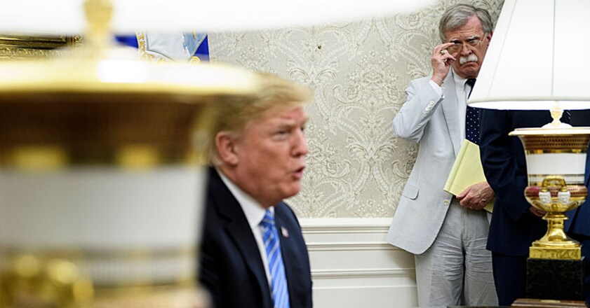 John Bolton-Donald Trump John Bolton-Donald Trump
