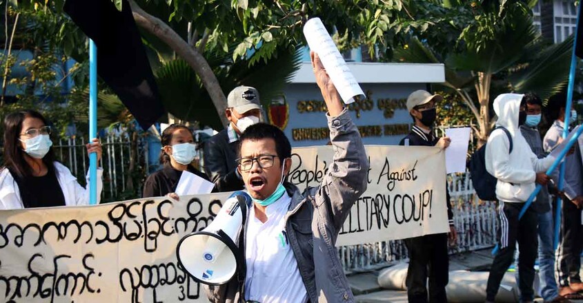 MYANMAR-POLITICS-PROTESTS MYANMAR-POLITICS-PROTESTS