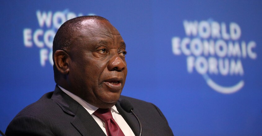 WEF-AFRICA-RAMAPHOSA WEF-AFRICA-RAMAPHOSA