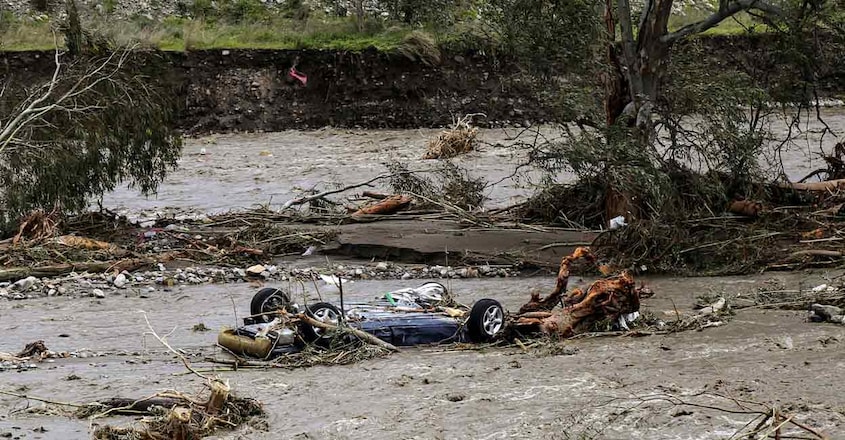 GREECE-WEATHER-FLOOD GREECE-WEATHER-FLOOD