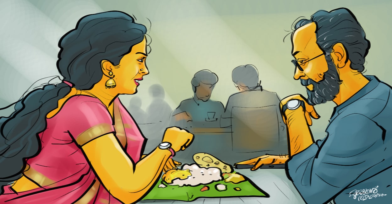 annapoorna വര: മുരുകേശ് തുളസീറാം