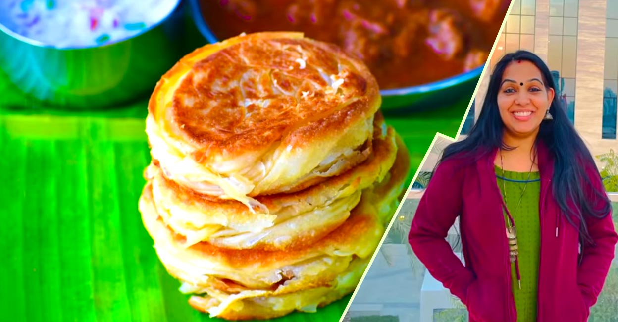 ഹൃദയം സ്പെഷൽ ബൺ പറോട്ട വീണാസ് കറിവേൾഡ് Hridayam Special Bun Parotta