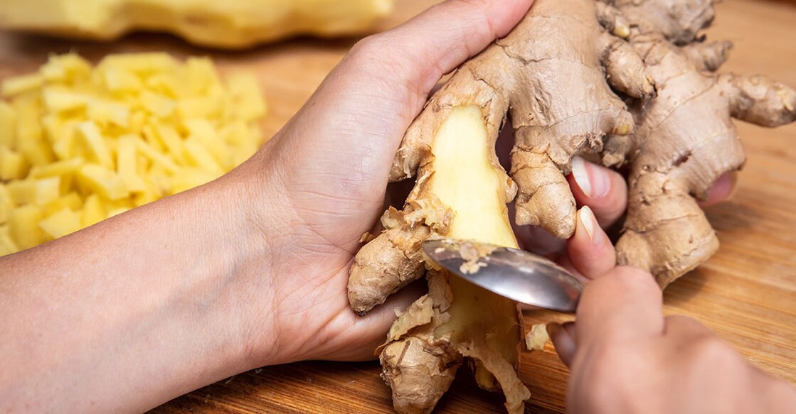 ginger-peel