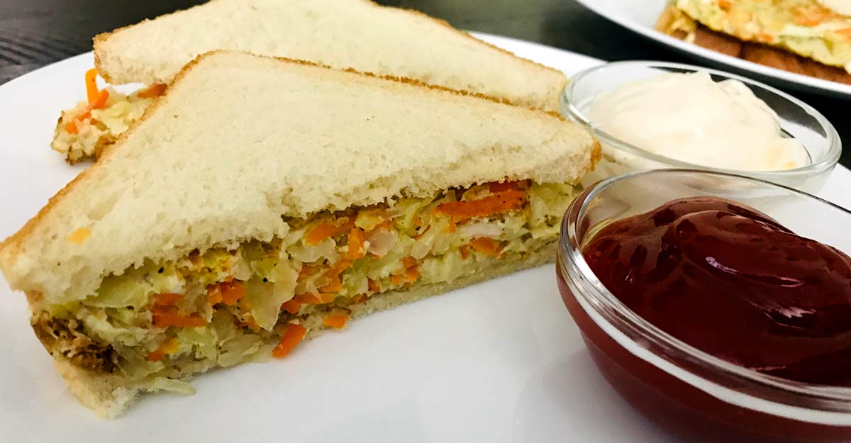 ഈ സാൻവിച്ച് ഒരെണ്ണം കഴിച്ചാൽ വയറു നിറയും Cabbage Carrot Egg Sandwich