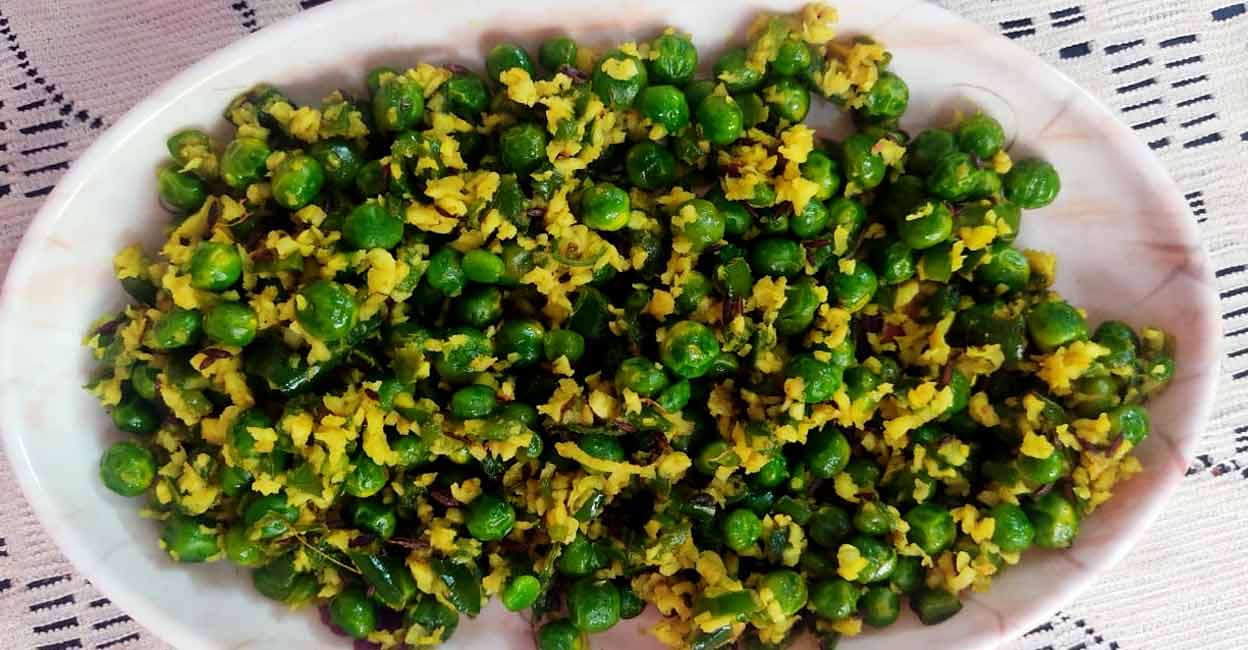 ഗ്രീൻപീസ് തോരൻ വ്യത്യസ്ത രീതിയിൽ തയാറാക്കാം Greenpeace thoran