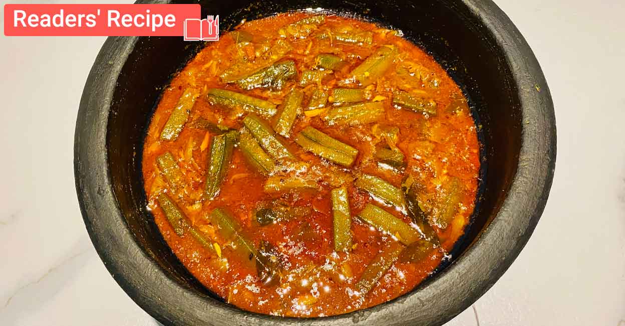 ഒറ്റനോട്ടത്തിൽ ‘മീൻകറി’ Healthy Recipe Okra Curry Vendakka Curry