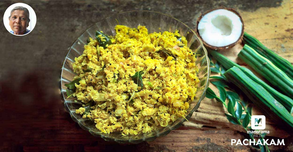 muringakka-thoran-recipe-by-maniyamma Drumstick Thoran . Image Credit : Jimmy Kamballur