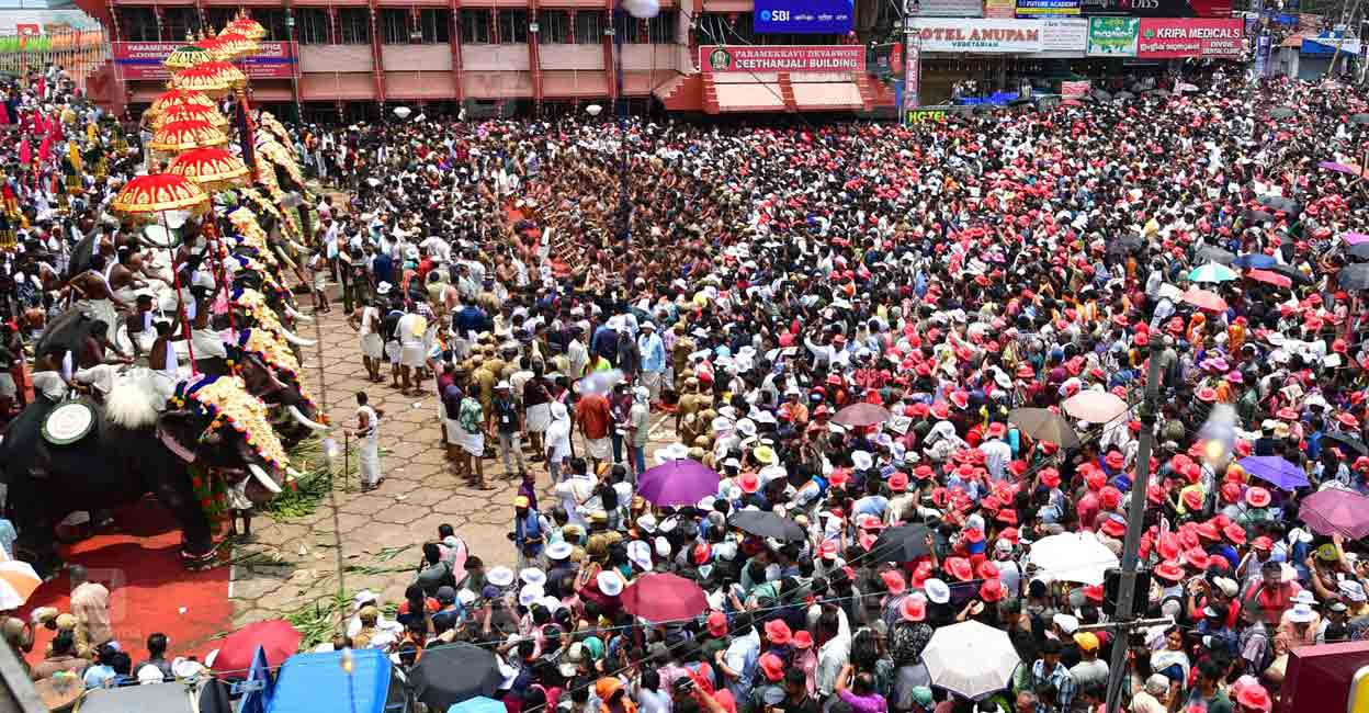 Thrissur Pooram 2024 Elephants Fireworks Melam Traditions