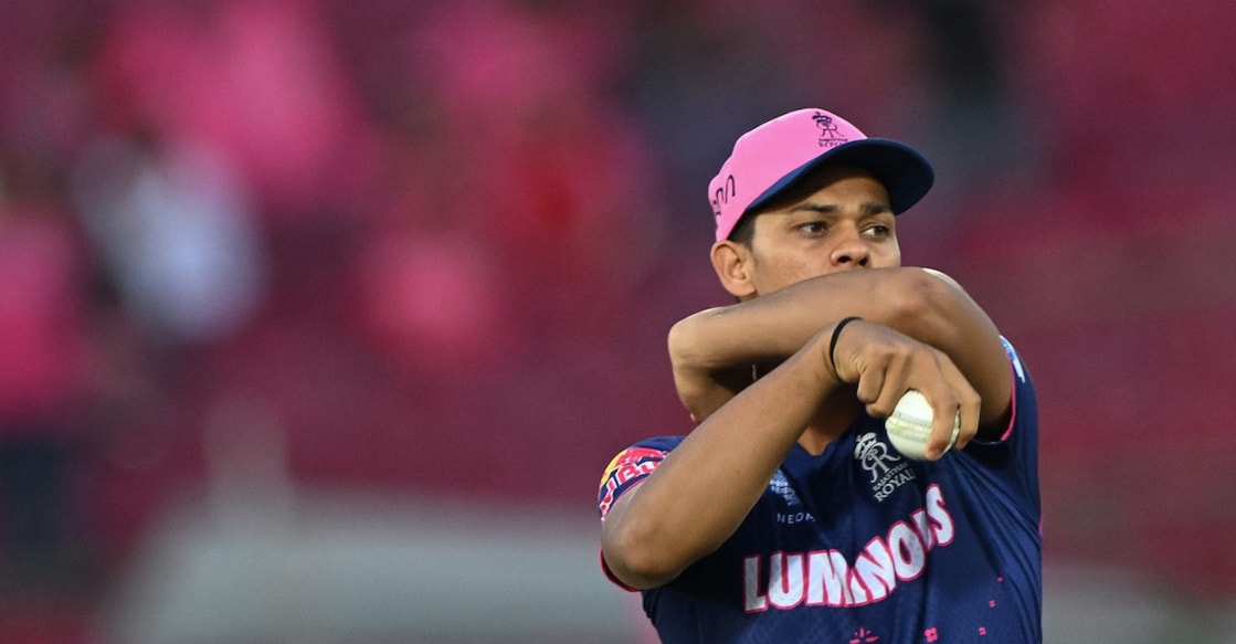 CRICKET-IND-IPL-T20-RAJASTHAN-MUMBAI യശ്വസി ജയ്സ്വാൾ (Photo by Arun SANKAR / AFP)