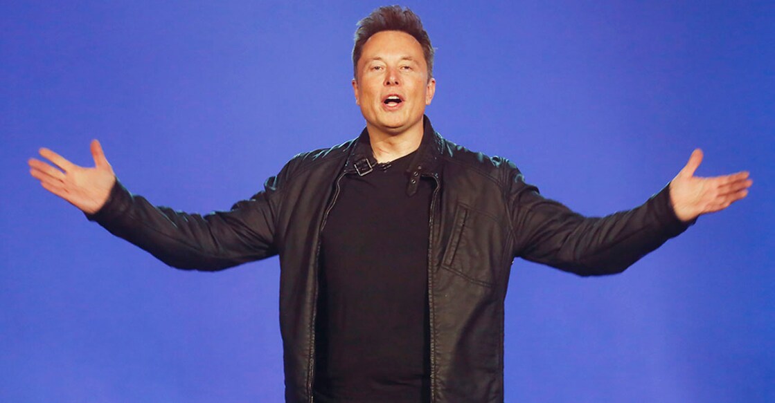 Hawthorne: FILE - Tesla CEO Elon Musk introduces the Cybertruck at Tesla's design studio Thursday, Nov. 21, 2019, in Hawthorne, Calif. Musk has laid out some bold, if still vague, plans for transforming Twitter into a place of ‚Äúmaximum fun!‚Äù once he buys the social media platform for $44 billion and takes it private. AP/PTI(PTI05_01_2022_000242B)