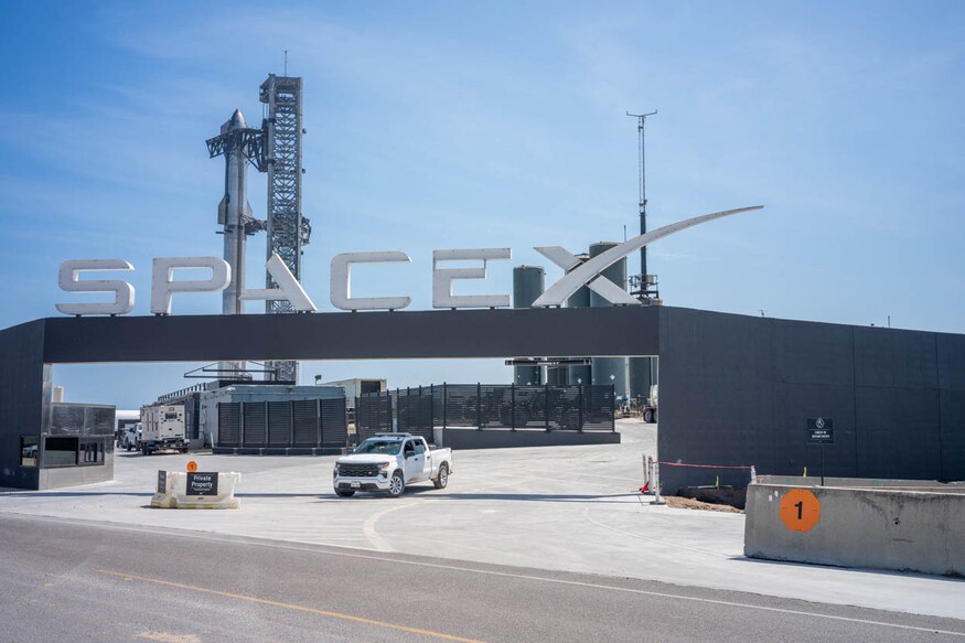 BROWNSVILLE, TEXAS - MARCH 13: The Starbase facility is seen a day before Starship Flight 3's scheduled launch near Boca Chica beach on March 13, 2024 in Brownsville, Texas. SpaceX is preparing to launch its first Starship test of 2024. The operation will be SpaceX's third attempt at launching a rocket into space. If successful, the company will have achieved a historic milestone for the world's largest rocket being launched into space.   Brandon Bell/Getty Images/AFP (Photo by Brandon Bell / GETTY IMAGES NORTH AMERICA / Getty Images via AFP)