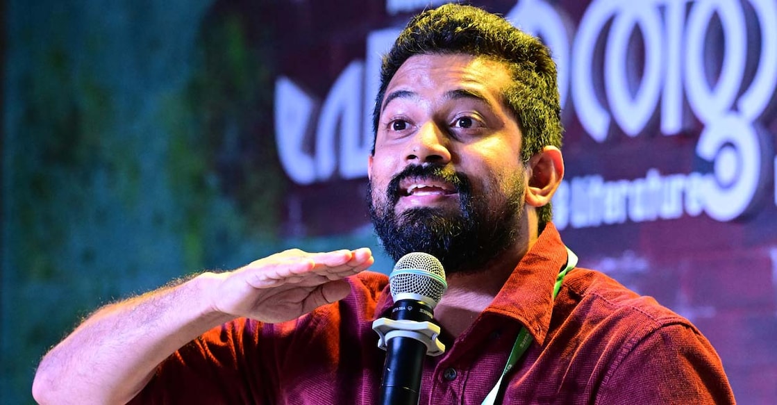 Joseph Annamkutty Jose മലയാള മനോരമ ഹോർത്തൂസ് വേദിയിൽ ജോസഫ് അന്നംകുട്ടി ജോസ് സംസാരിക്കുന്നു. ( ചിത്രം: മനോരമ