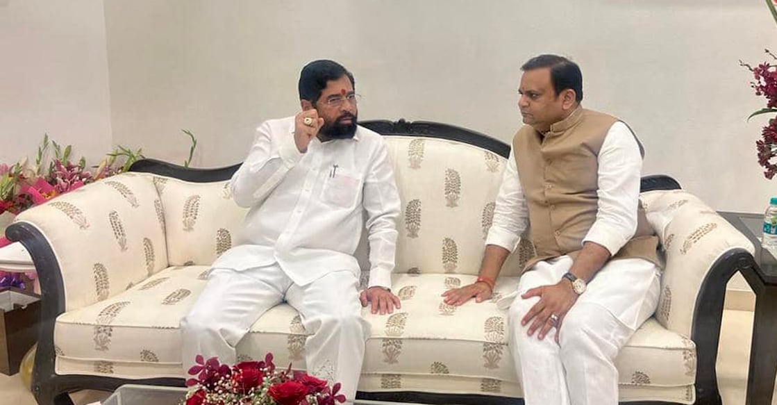 eknath-shinde-rahul-narwekar മഹാരാഷ്ട്ര മുഖ്യമന്ത്രി ഏക്നാഥ് ഷിൻഡെയും സ്പീക്കർ രാഹുൽ നർവേക്കറും. (Picture courtesy facebook / Rahul Narvekar)
