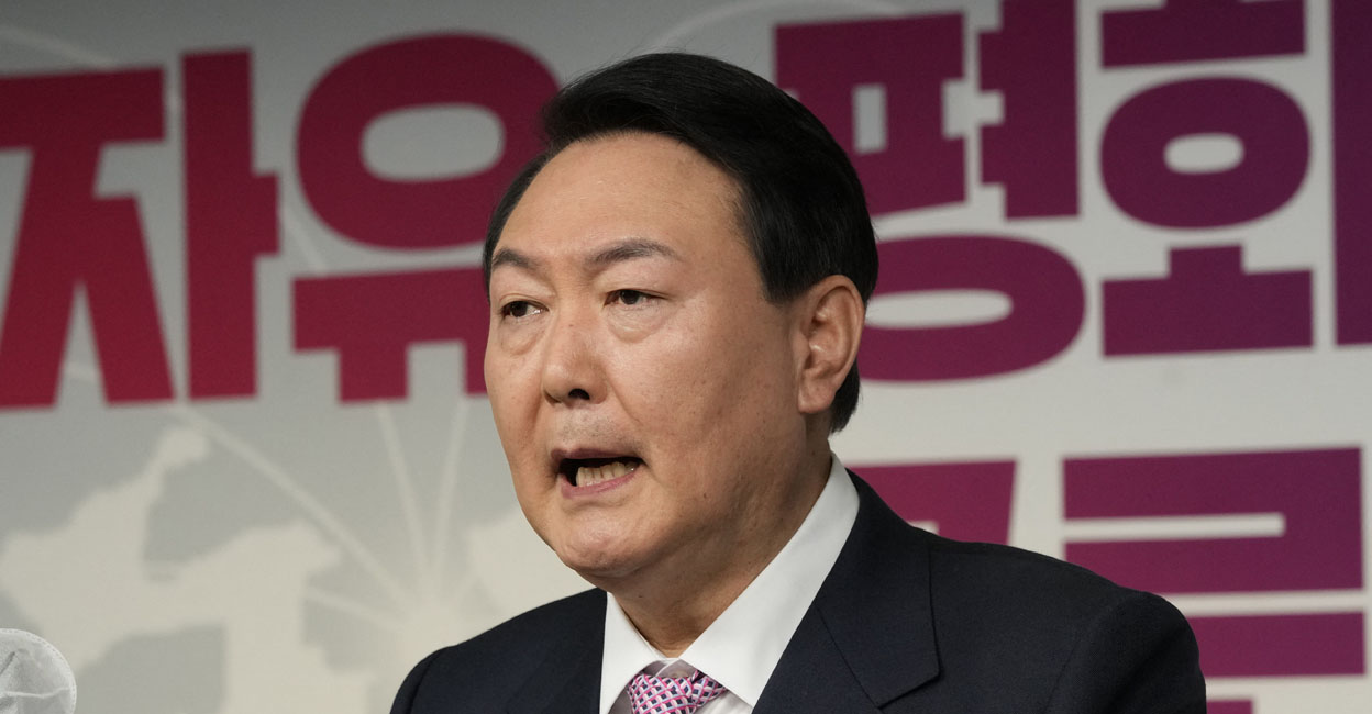 SKOREA-POLITICS-VOTE യൂൺ സൂക്- യോൾ. (Photo by Ahn Young-joon / POOL / AFP)