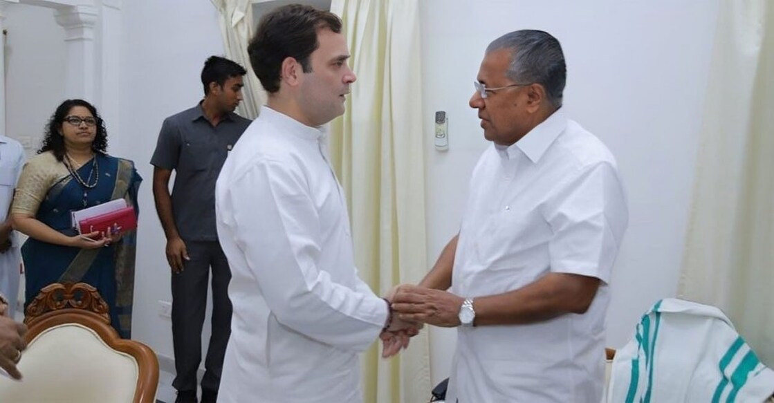 Pinarayi Vijayan, Rahul Gandhi Pinarayi Vijayan, Rahul Gandhi