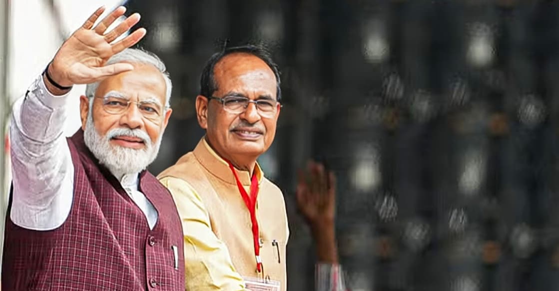 shivraj-singh-chouhan-narendra-modi-main പ്രധാനമന്ത്രി നരേന്ദ്ര മോദിയും കൃഷിമന്ത്രി ശിവരാജ് സിങ് ചൗഹാൻ (Photo by PTI)