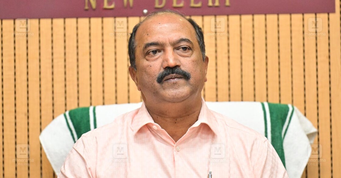 New Delhi 2024 June 22 :  KN Balagopal , Finance Minister of Kerala ,  Communist Party of India (Marxist) (CPM) Leader
  @ Rahul R Pattom
