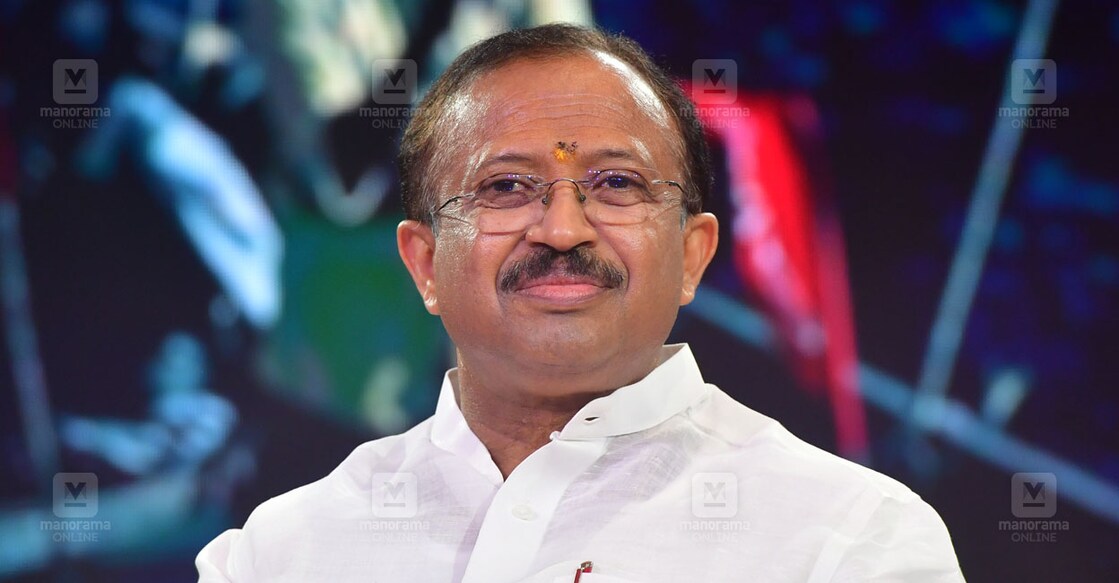 വി.മുരളീധരൻ. (ചിത്രം: മനോരമ)