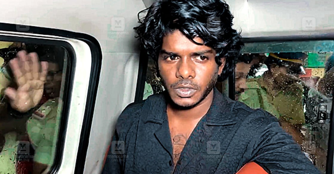 rapper-vedan-main വേടൻ അറസ്റ്റിലായപ്പോൾ. ചിത്രം: മനോരമ