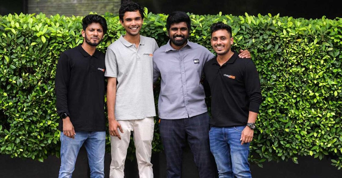 Photo : From left to right
Advaith C, Manager_Operations,Ramanunni M, CEO ChargeMOD, Mithun Krishnan, Head_Tangible Products, Anoop V, Manager_Logistics and Supply chain