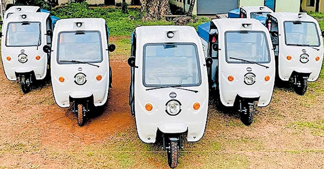 e-auto ആക്സിയോൺ വെഞ്ച്വേഴ്സിന്റെ ഇ–ഗാർബേജ് ഓട്ടോകൾ
