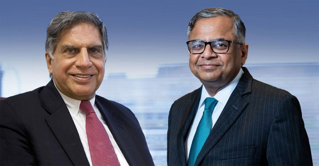 Ratan-Tata Photo : Ratan Tata and N. Chandrasekharan (Source: Tata.com)