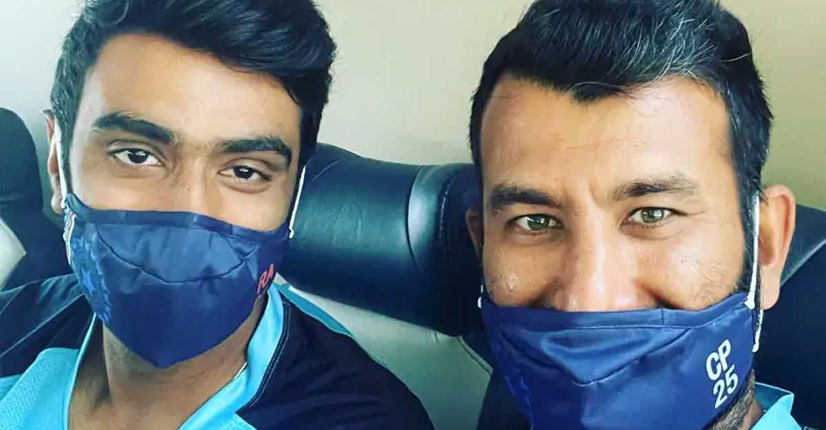 If he hits six, he will play with a half mustache;  Ashwin challenges Pujara |  Pujara, Ashwin