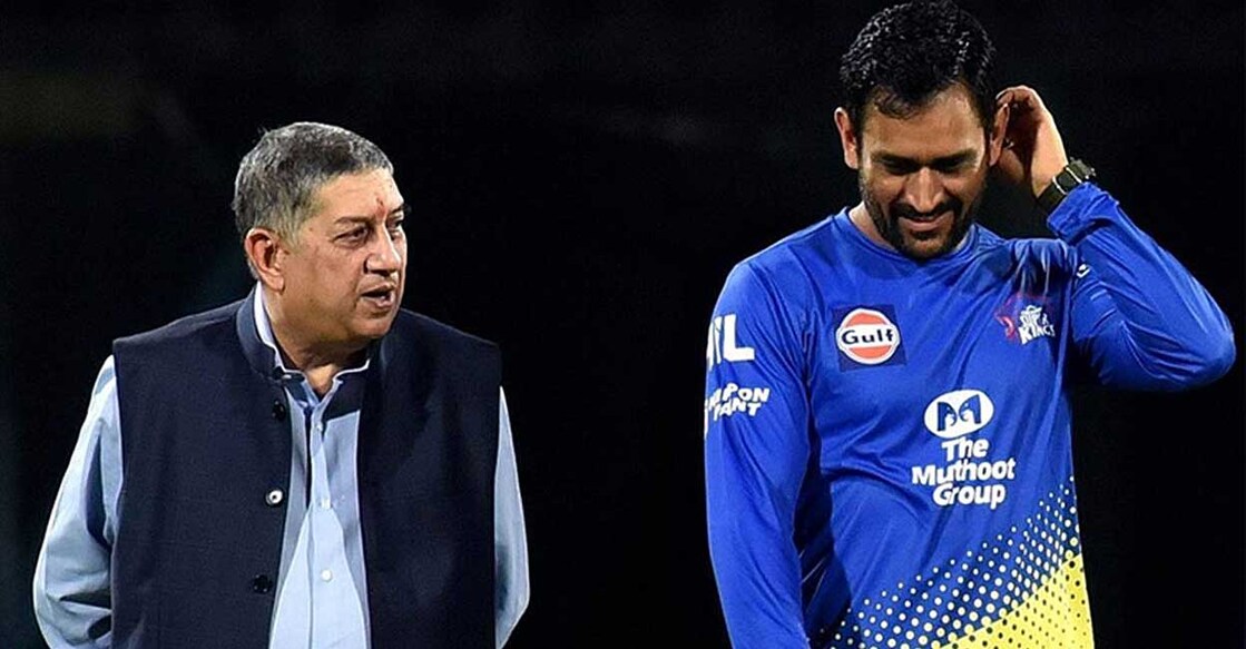 srinivasan-ms-dhoni ശ്രീനിവാസനൊപ്പം എം.എസ്. ധോണി (ട്വിറ്റർ ചിത്രം)