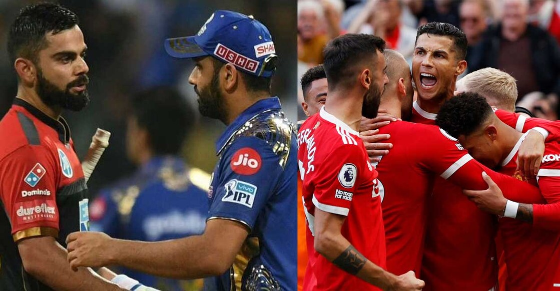 kohli-rohit-manchester-united വിരാട് കോലിയും രോഹിത് ശർമയും, മാഞ്ചസ്റ്റർ യുണൈറ്റഡ് താരങ്ങൾ