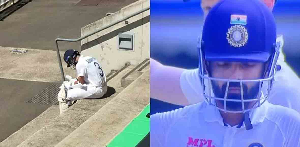 Not sleeping while batting, Rahane was ‘meditating’;  Images Viral |  Ajinkya Rahane