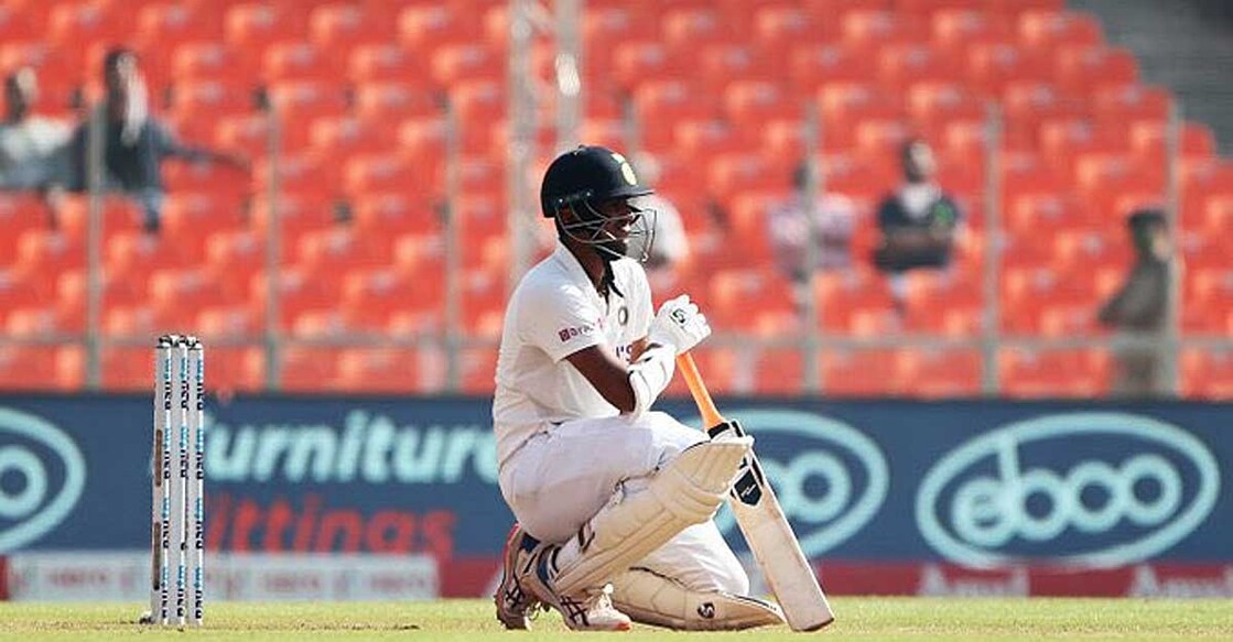 washinton-sundar-vs-england വാഷിങ്ടൻ സുന്ദറിന് സെഞ്ചുറി നഷ്ടമായപ്പോൾ (ട്വിറ്റർ ചിത്രം)