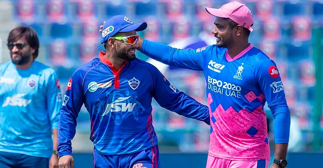 rishabh-pant-sanju-samson ഋഷഭ് പന്തും സഞ്ജു സാംസണും (ട്വിറ്റർ ചിത്രം)
