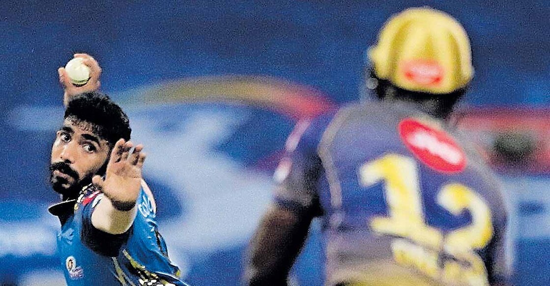 bumrah Jasprit Bumrah of Mumbai Indians during match 5 of season 13 of Indian Premier League (IPL) between the Kolkata Knight Riders and the Mumbai Indians held at the Sheikh Zayed Stadium, Abu Dhabi in the United Arab Emirates on the 23rd September 2020. Photo by: Pankaj Nangia / Sportzpics for BCCI