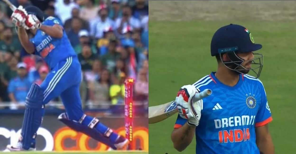 Jitesh Sharma Hit Wicket Out: India vs South Africa Twenty20 Series Jitesh Sharma Hit Wicket Out: India vs South Africa Twenty20 Series